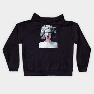 tthe modernity of the antiquity of the medusa Kids Hoodie